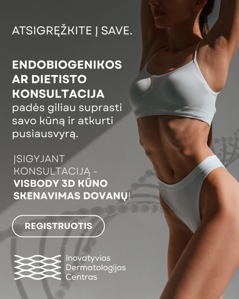 Endobiogeniko ir dietisto konsultacija Vilniuje akcija